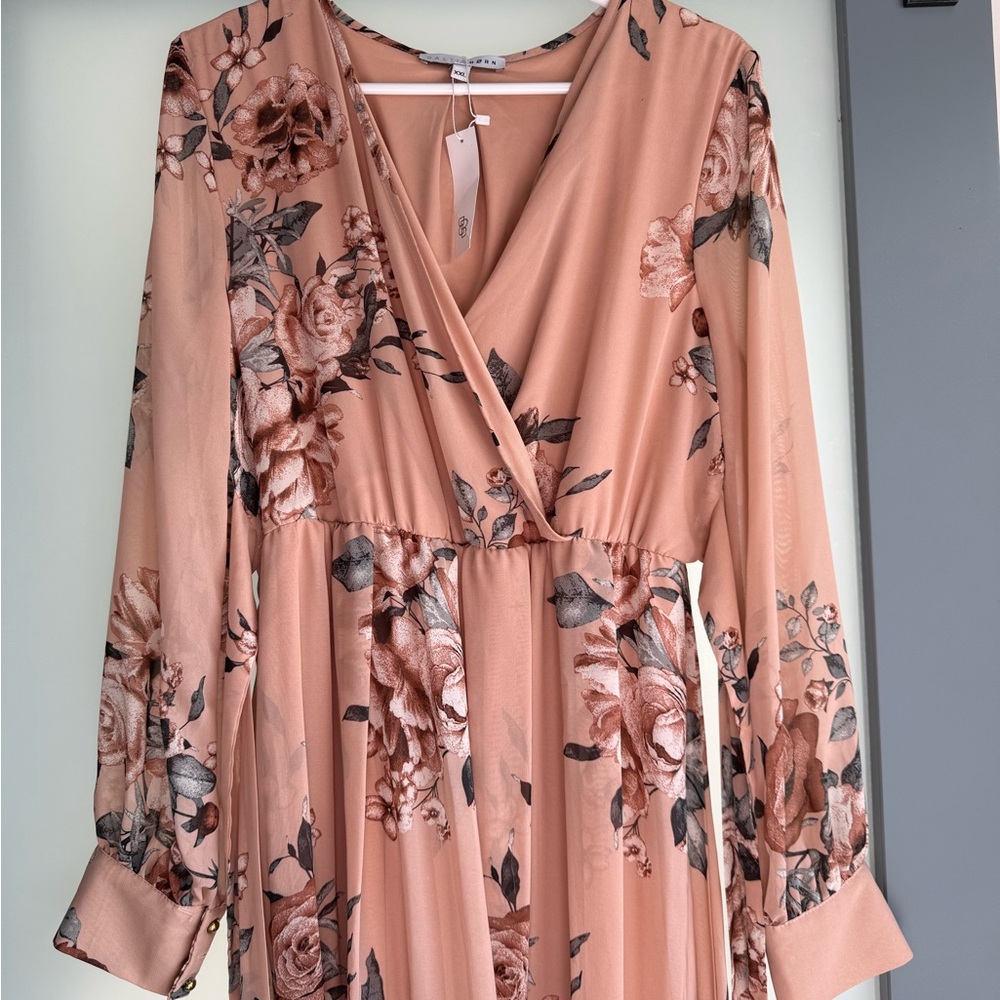Baltic Born pink Floral Maxi Dress - Picture 7 of 7